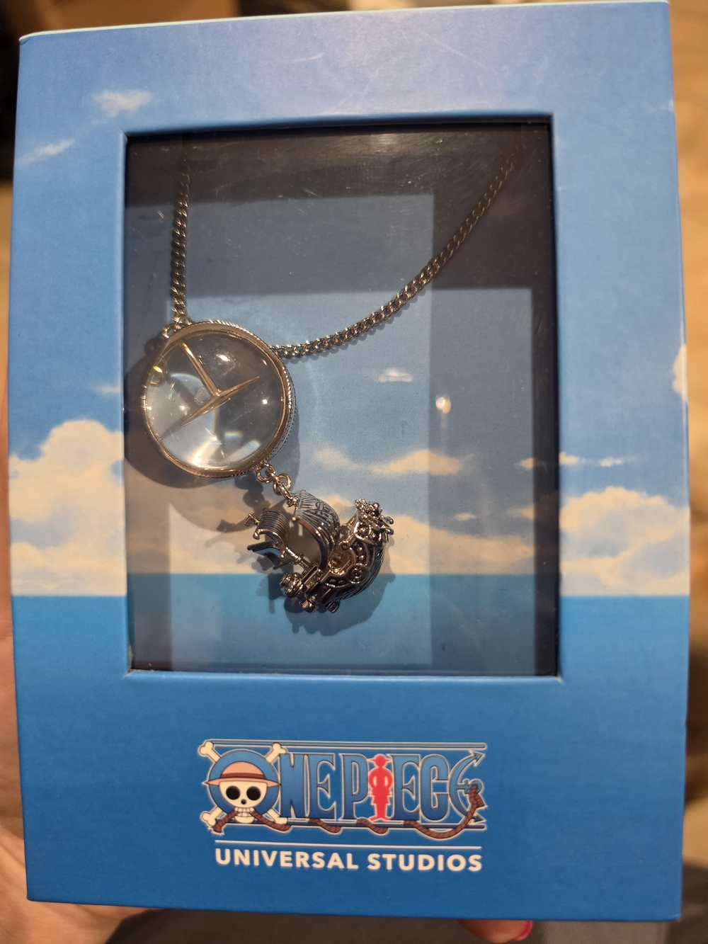 Universal Studios Fan Fest One Piece Ship Compass Necklace Exclusive